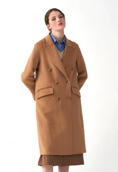 Retro Double Breasted Loose Lapel Jacket