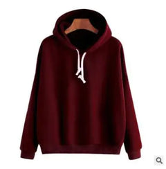 Loose Hooded Sweater Top for Women in Trendy Style