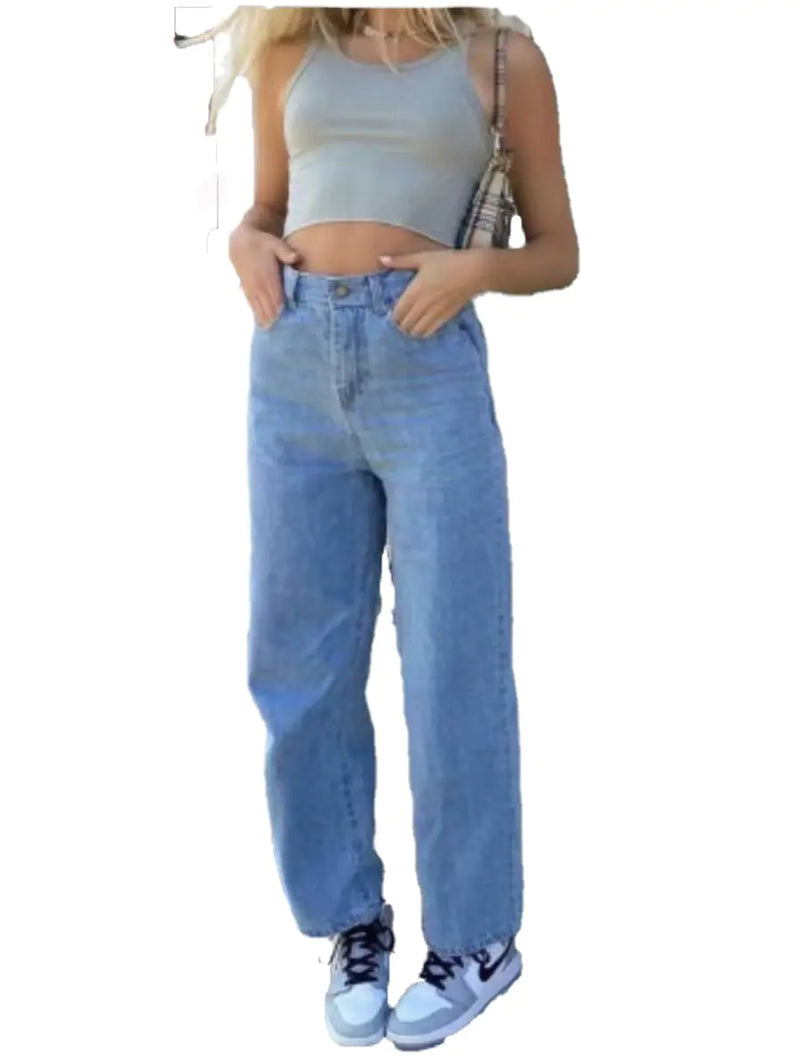 High-Rise Wide-Leg Jeans for Women