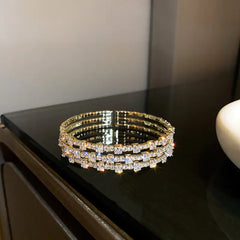 2024 New Luxury Diamond-Studded Bracelet Design