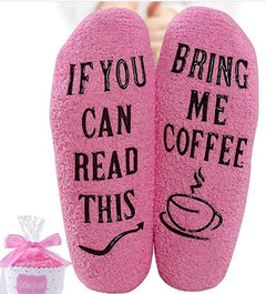 Casual Women's Coral Fleece Letter Printed Socks