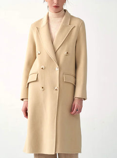 Retro Double Breasted Loose Lapel Jacket
