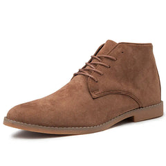 British High Top Suede Leather Casual Martin Boots