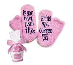 Casual Women's Coral Fleece Letter Printed Socks