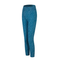 Leopard Print High Waist Quick-Dry Yoga Pants for Women