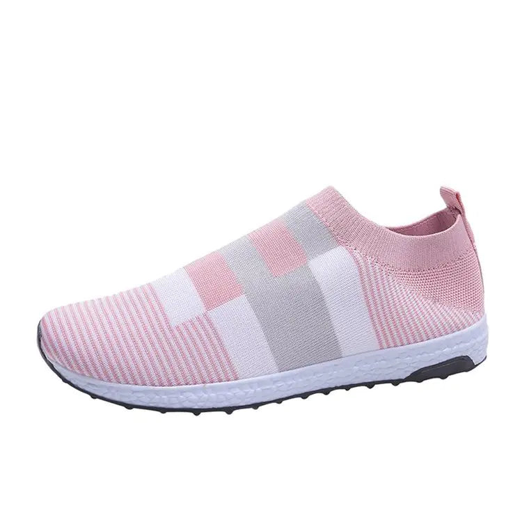 Women’s Lightweight Slip-On Sporty Knit Sneakers