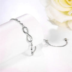 Adjustable 8-Shape Fashion Crystal Bracelet for Women
