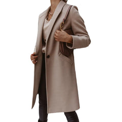 Women's Slit Trench Coat