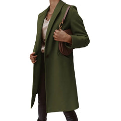 Women's Slit Trench Coat