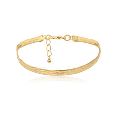 Punk Style Snake Bone Chain Bracelet Set with Cross