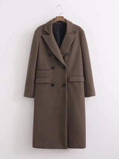 Retro Double Breasted Loose Lapel Jacket
