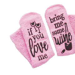 Casual Women's Coral Fleece Letter Printed Socks