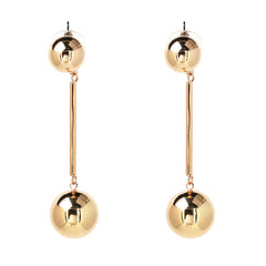Korean Style Pearl Tassel Earrings - Elegant Long Design