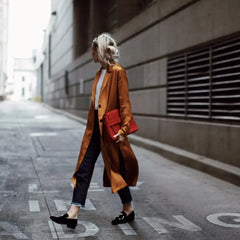 Women's Slit Trench Coat