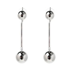 Korean Style Pearl Tassel Earrings - Elegant Long Design