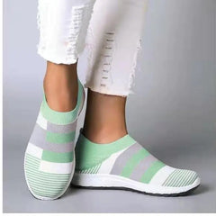 Women’s Lightweight Slip-On Sporty Knit Sneakers